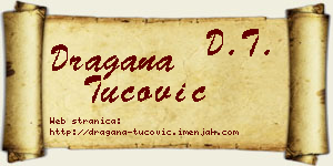Dragana Tucović vizit kartica